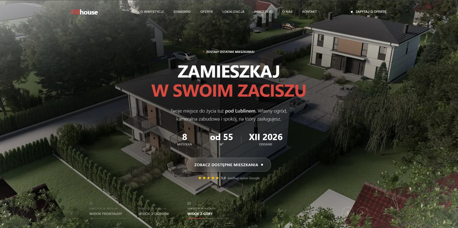 Zrzut ekranu strony Fillhouse